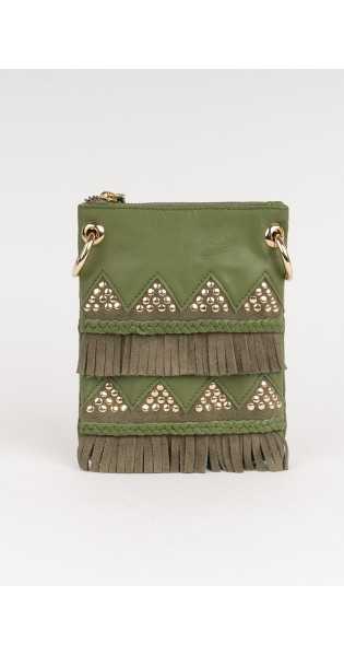 Piti Cuiti - FRINGES MOBILE COVER Green - Bolsos - Piti Cuiti