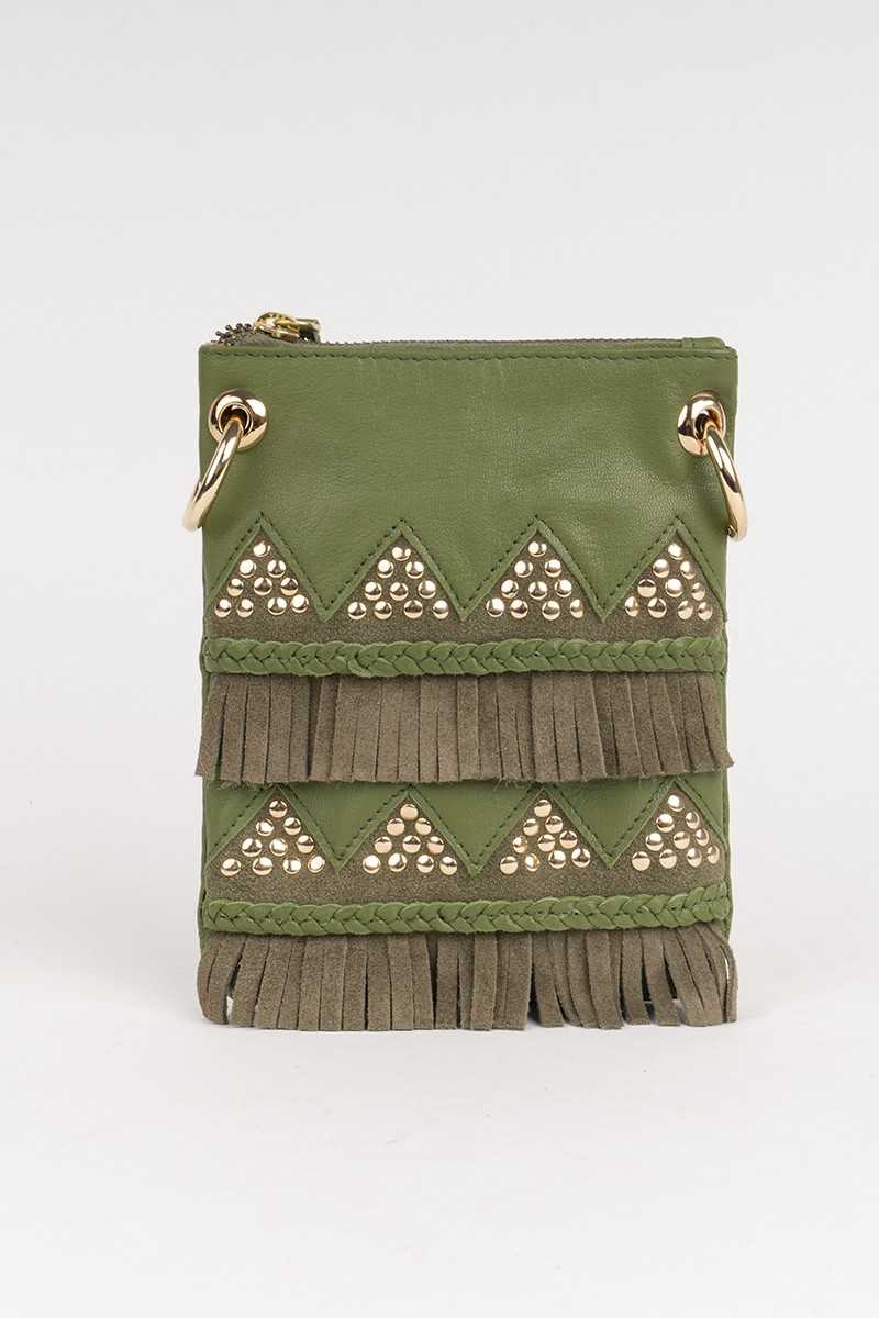 Piti Cuiti - FRINGES MOBILE COVER Green - Bolsos - Piti Cuiti