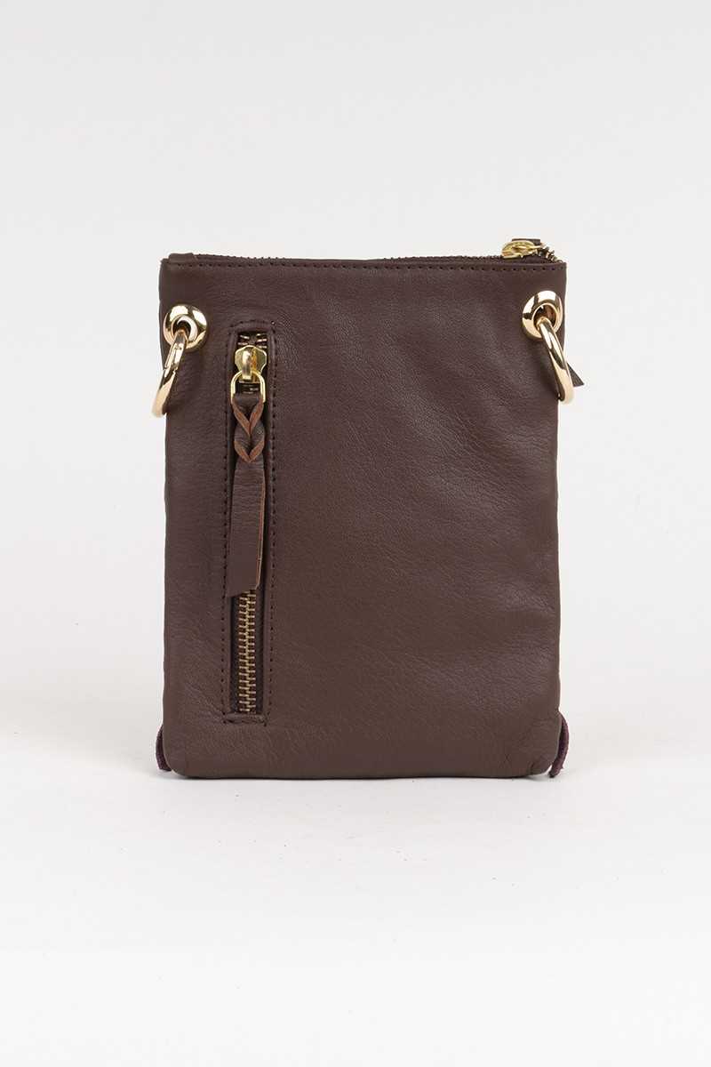 Piti Cuiti - FRINGES MOBILE COVER Brown - Bolsos - Piti Cuiti