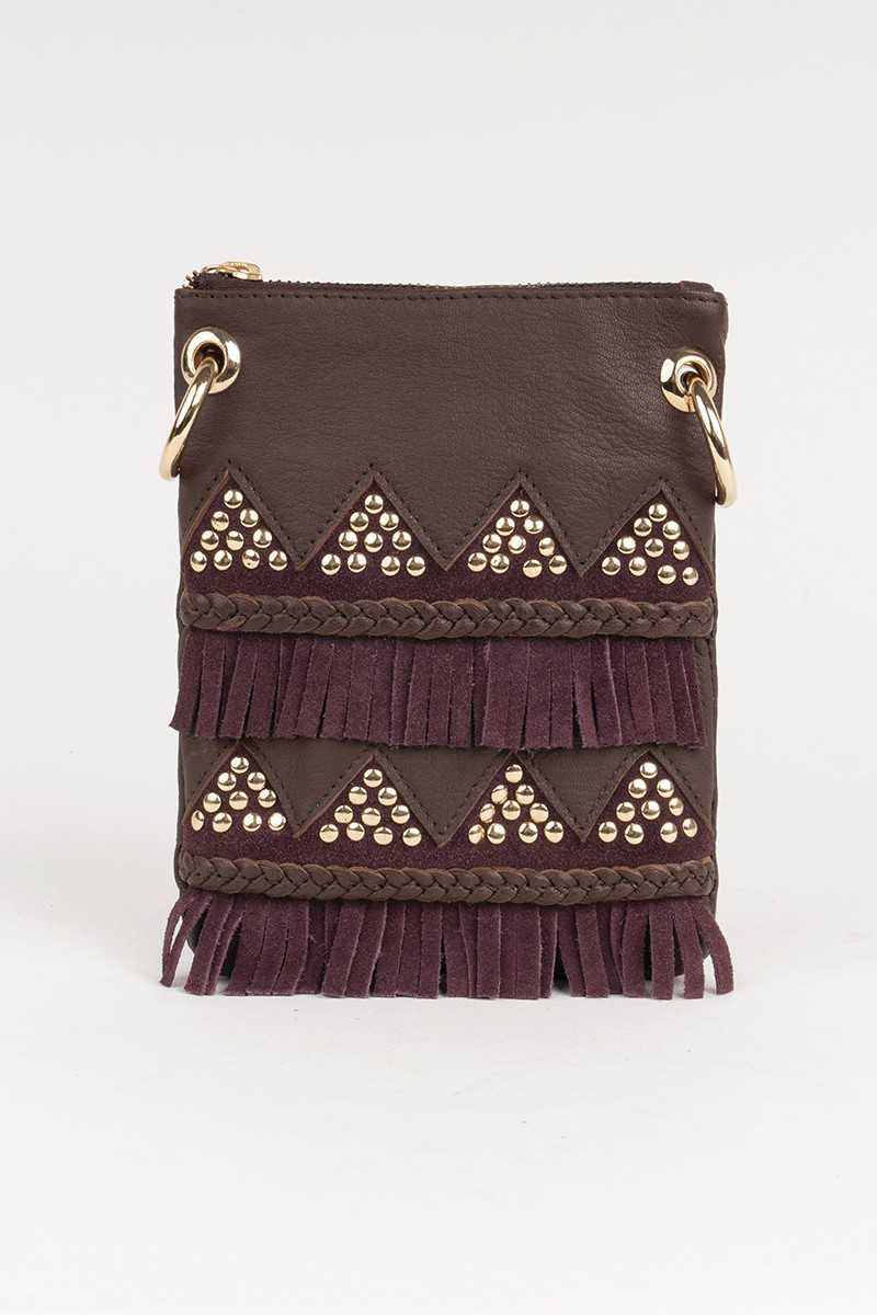 Piti Cuiti - FRINGES MOBILE COVER Brown