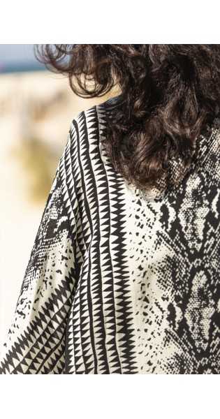 Tarifa Soul - Kimono Zoe - Black - Chalecos / Kimonos - TARIFA SOUL