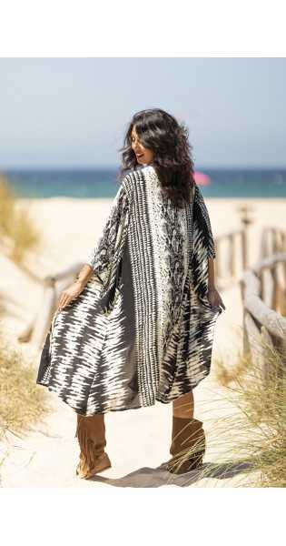 Tarifa Soul - Kimono Zoe - Black - Chalecos / Kimonos - TARIFA SOUL