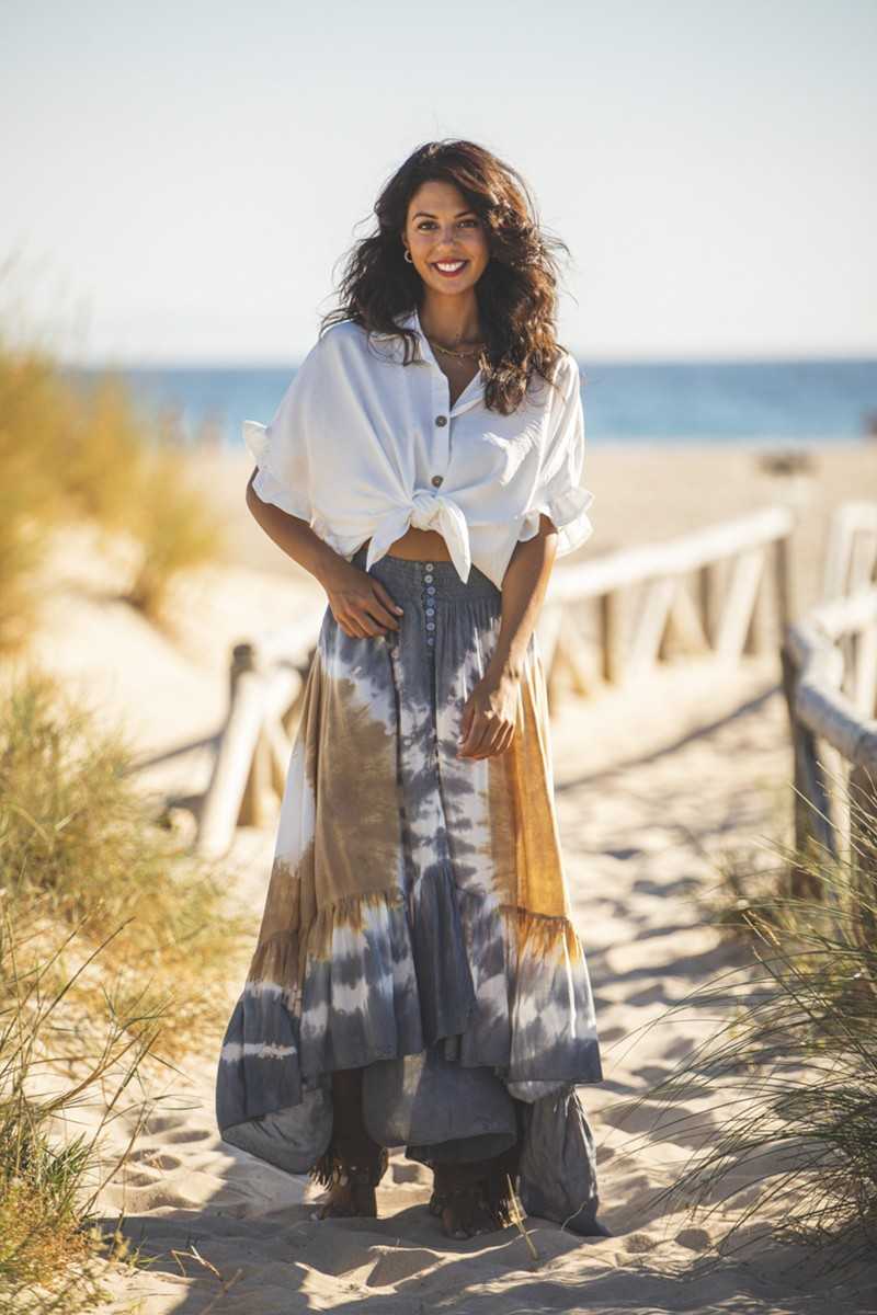 Tarifa Soul - Skirt Dakota - Grey - Faldas / Pantalones - TARIFA SOUL