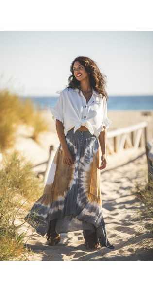 Tarifa Soul - Skirt Dakota - Grey - Faldas / Pantalones - TARIFA SOUL