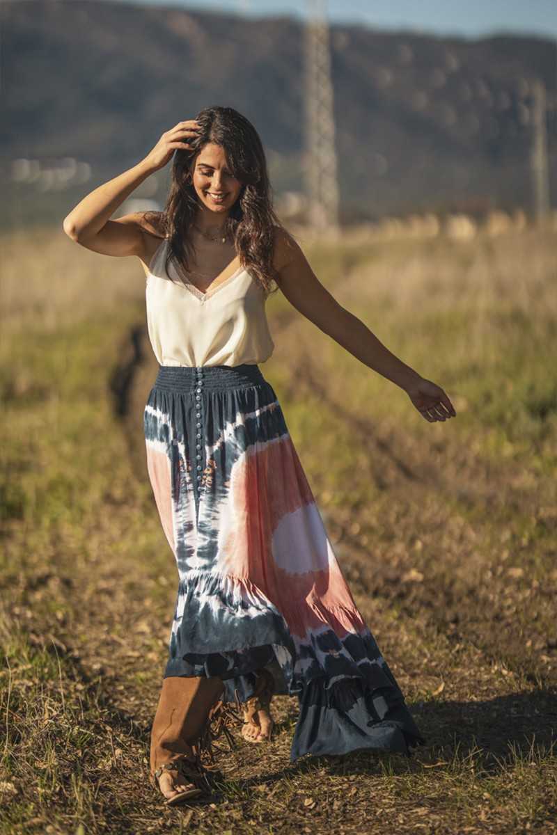 Tarifa Soul - Skirt Dakota - Navy - Faldas / Pantalones - TARIFA SOUL