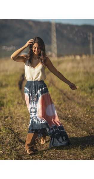 Tarifa Soul - Skirt Dakota - Navy - Faldas / Pantalones - TARIFA SOUL