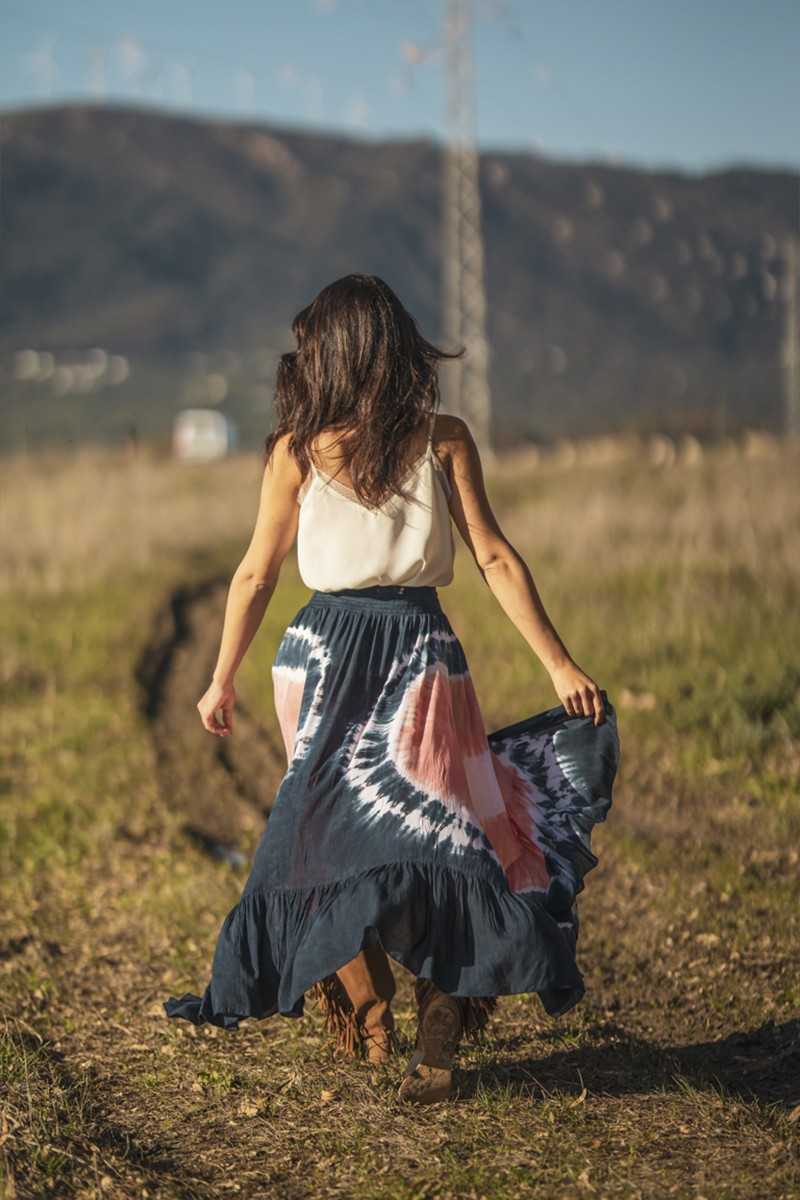 Tarifa Soul - Skirt Dakota - Navy - Faldas / Pantalones - TARIFA SOUL