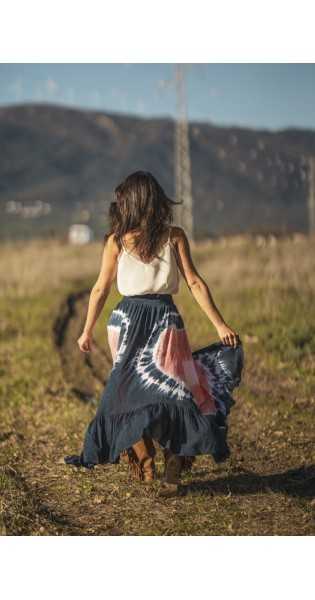 Tarifa Soul - Skirt Dakota - Navy - Faldas / Pantalones - TARIFA SOUL