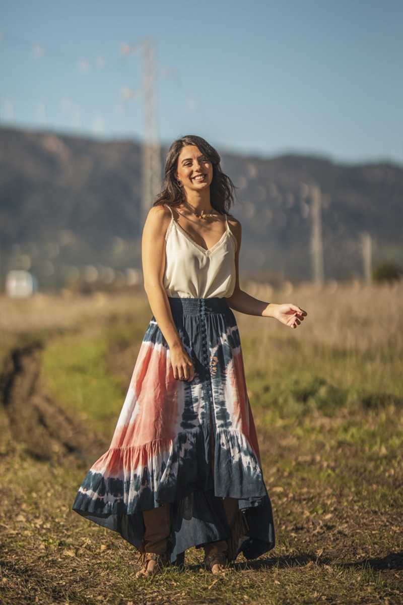 Tarifa Soul - Skirt Dakota - Navy - Faldas / Pantalones - TARIFA SOUL