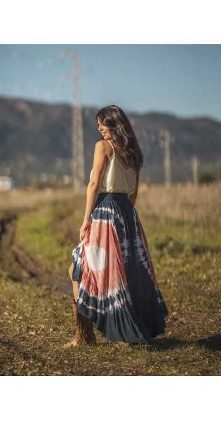 Tarifa Soul - Skirt Dakota - Navy - Faldas / Pantalones - TARIFA SOUL