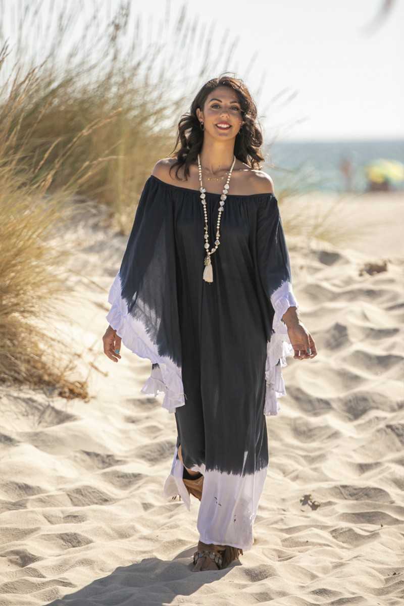 Tarifa Soul - Tunic Menorca - Navy - Túnicas / Ponchos / Caftanes - TARIFA SOUL