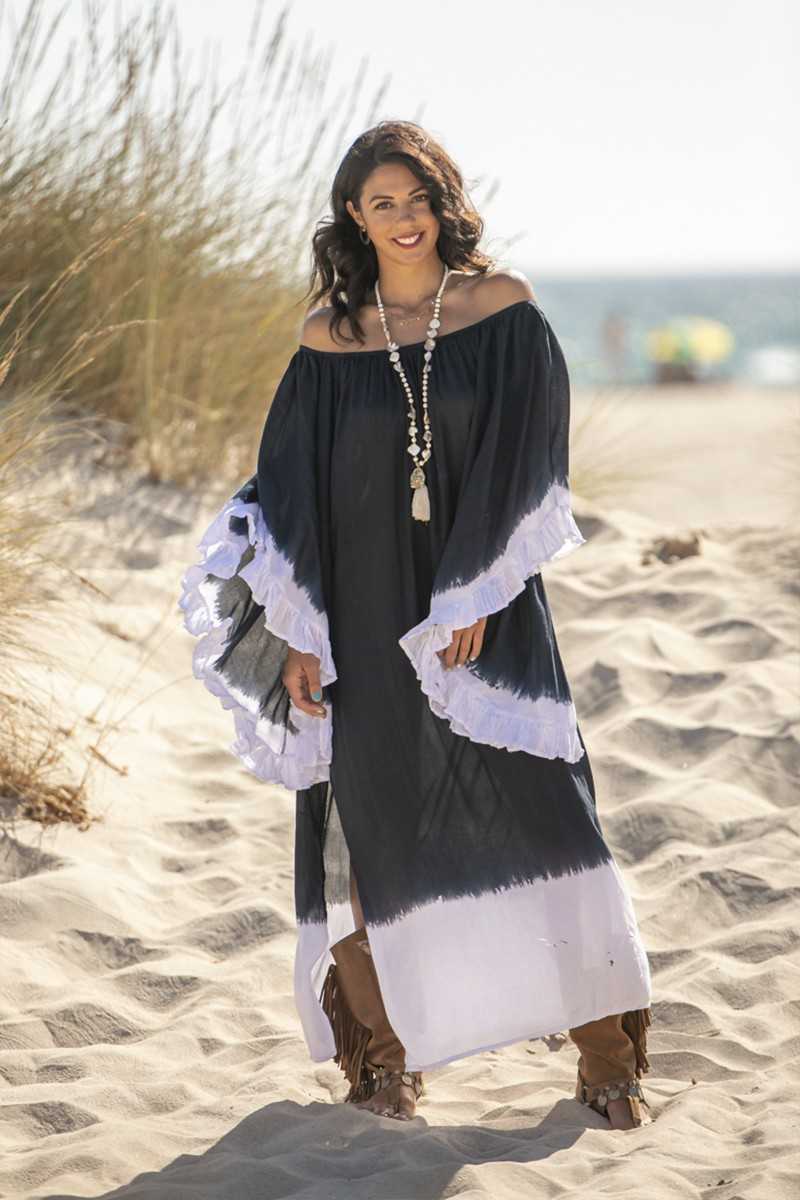 Tarifa Soul - Tunic Menorca - Navy - Túnicas / Ponchos / Caftanes - TARIFA SOUL