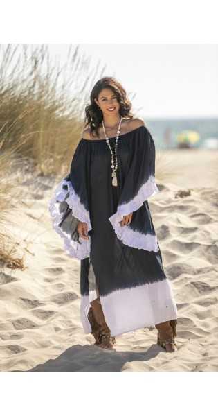 Tarifa Soul - Tunic Menorca - Navy - Túnicas / Ponchos / Caftanes - TARIFA SOUL