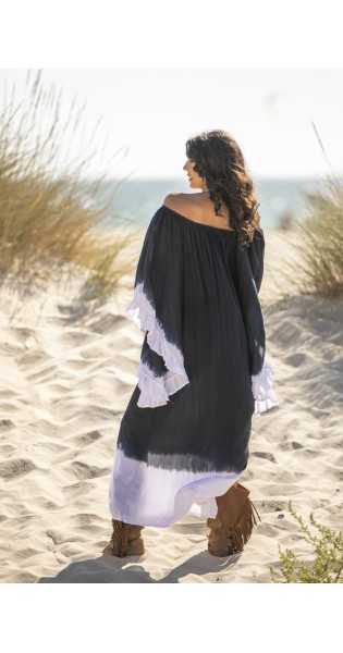 Tarifa Soul - Tunic Menorca - Navy - Túnicas / Ponchos / Caftanes - TARIFA SOUL