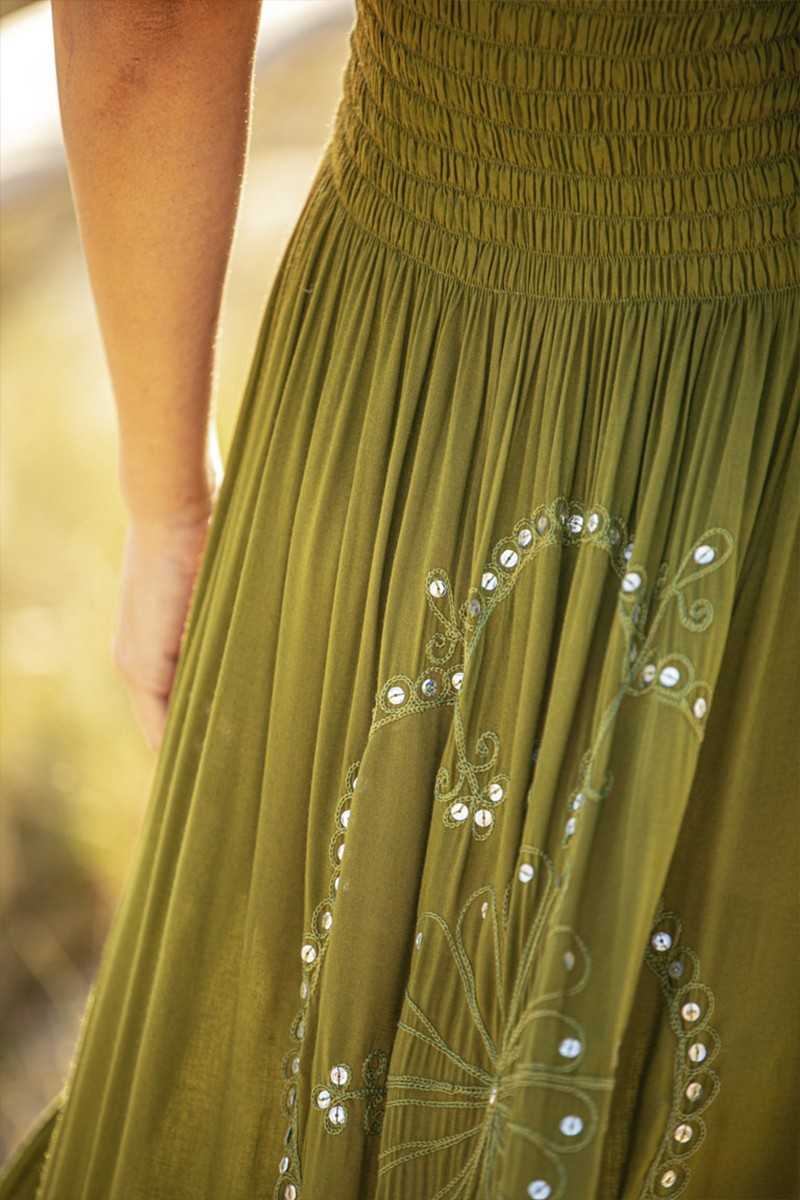 Tarifa Soul - Vestido Malena - Olive - Vestidos / Faldas / Monos / Pantalones - TARIFA SOUL