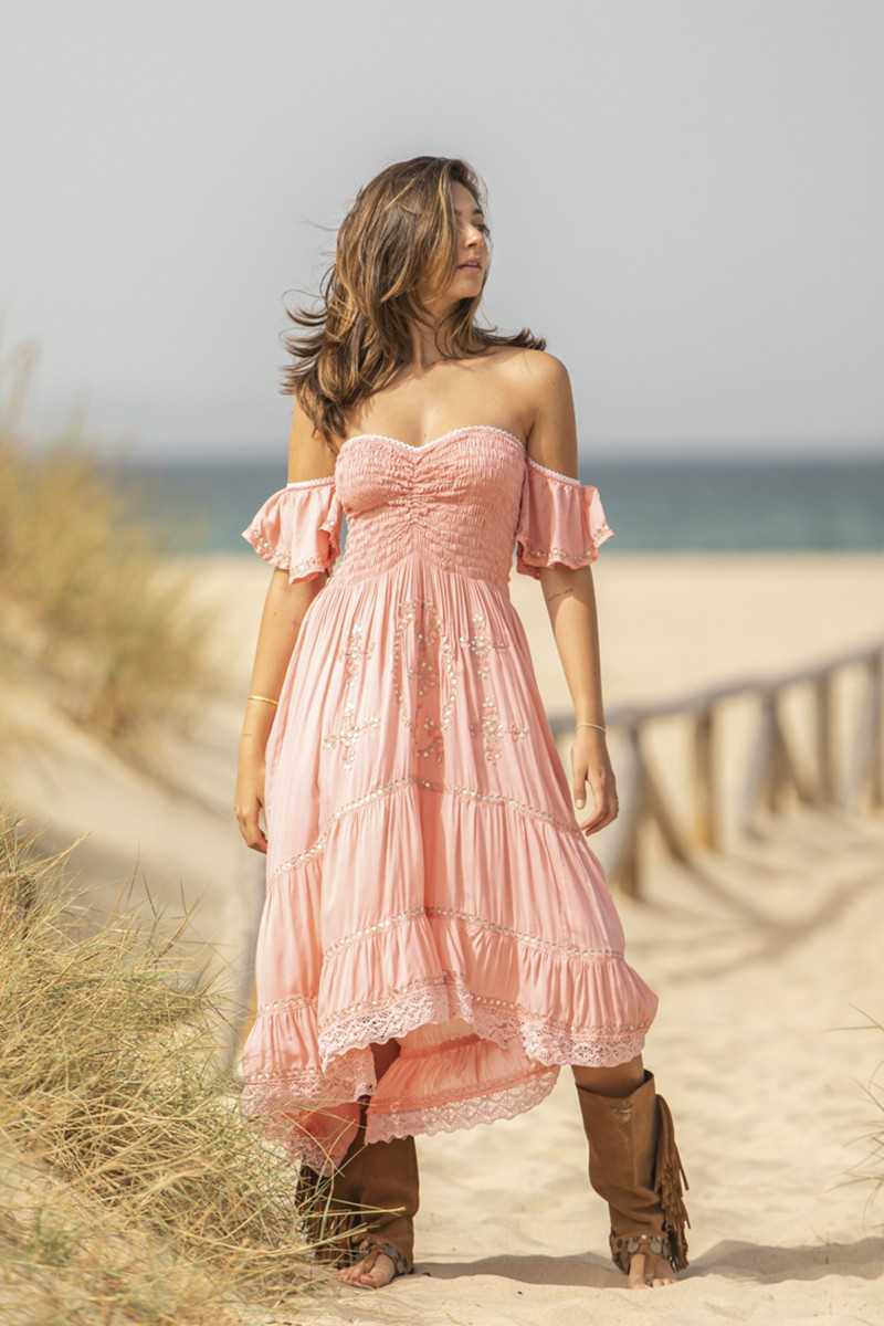 Tarifa Soul - Vestido Malena - Pink - Vestidos / Monos - TARIFA SOUL