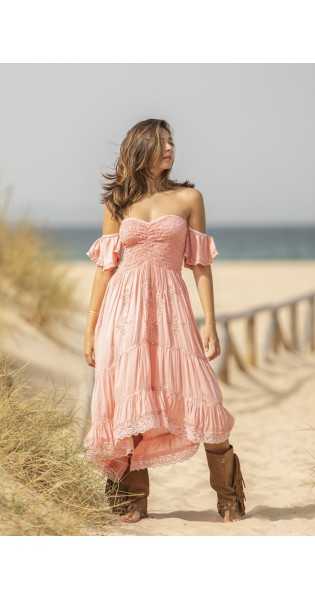 Tarifa Soul - Vestido Malena - Pink - Vestidos / Monos - TARIFA SOUL