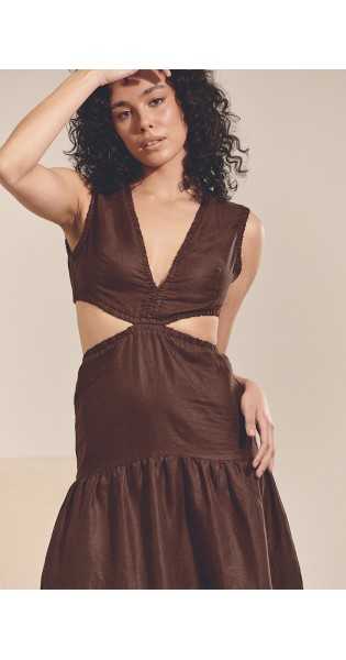 Jaase - Vestido April Chocolate - Vestidos / Monos - Jaase