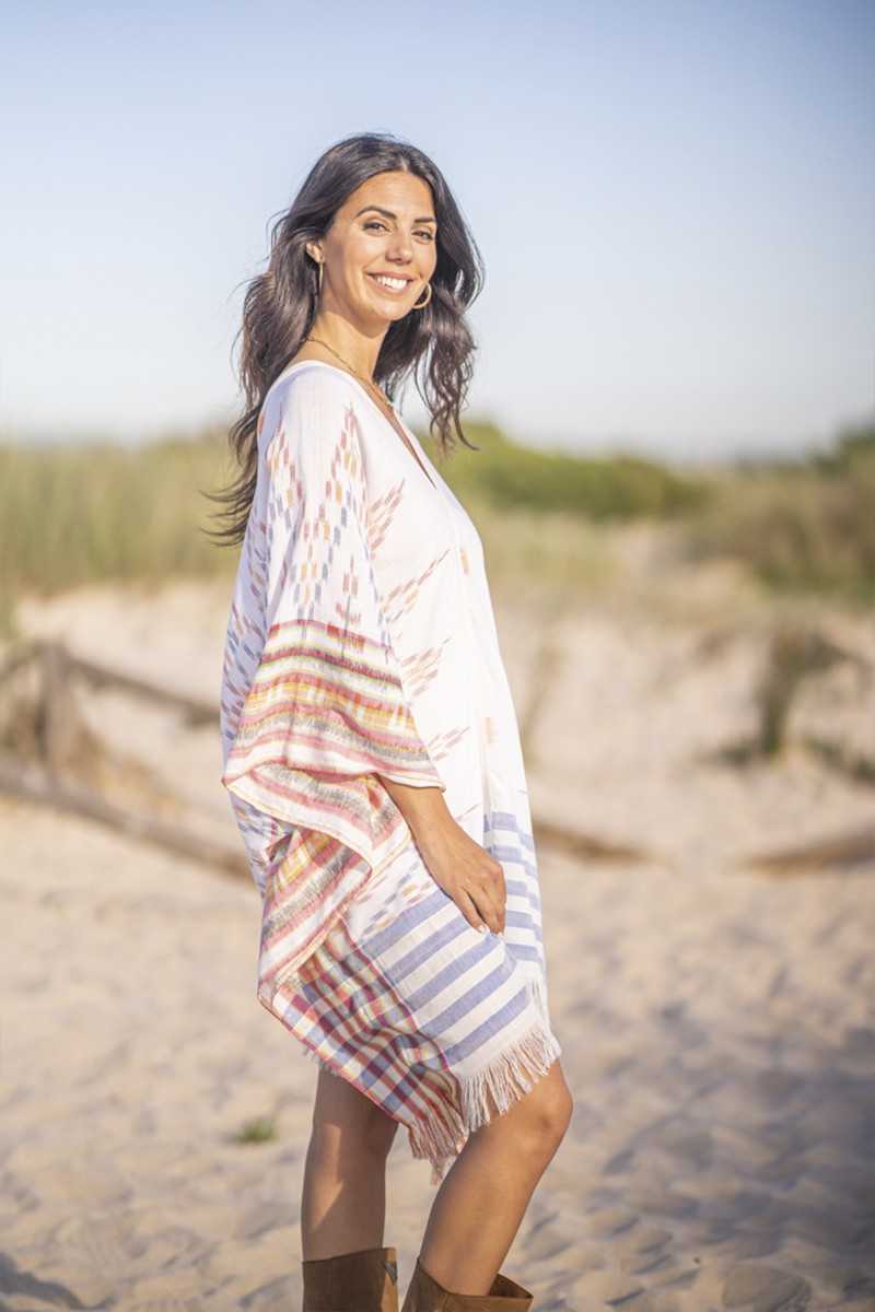 Tarifa Soul - Poncho Tulum - White