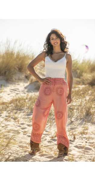 Tarifa Soul - Pantalon Chloe - Salmon - Faldas / Pantalones - TARIFA SOUL