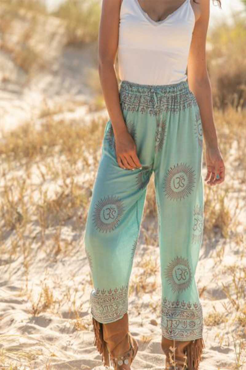 Tarifa Soul - Pantalon Chloe - Verde Agua - Faldas / Pantalones - TARIFA SOUL