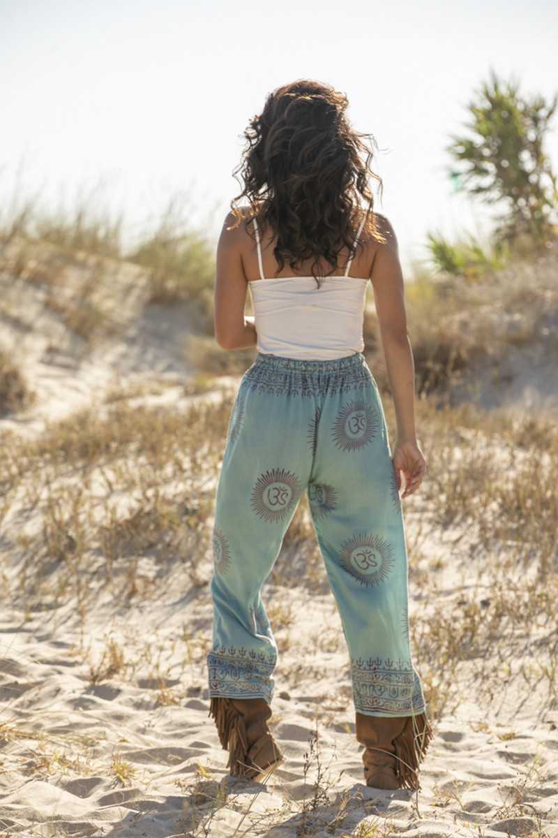 Tarifa Soul - Pantalon Chloe - Verde Agua - Faldas / Pantalones - TARIFA SOUL