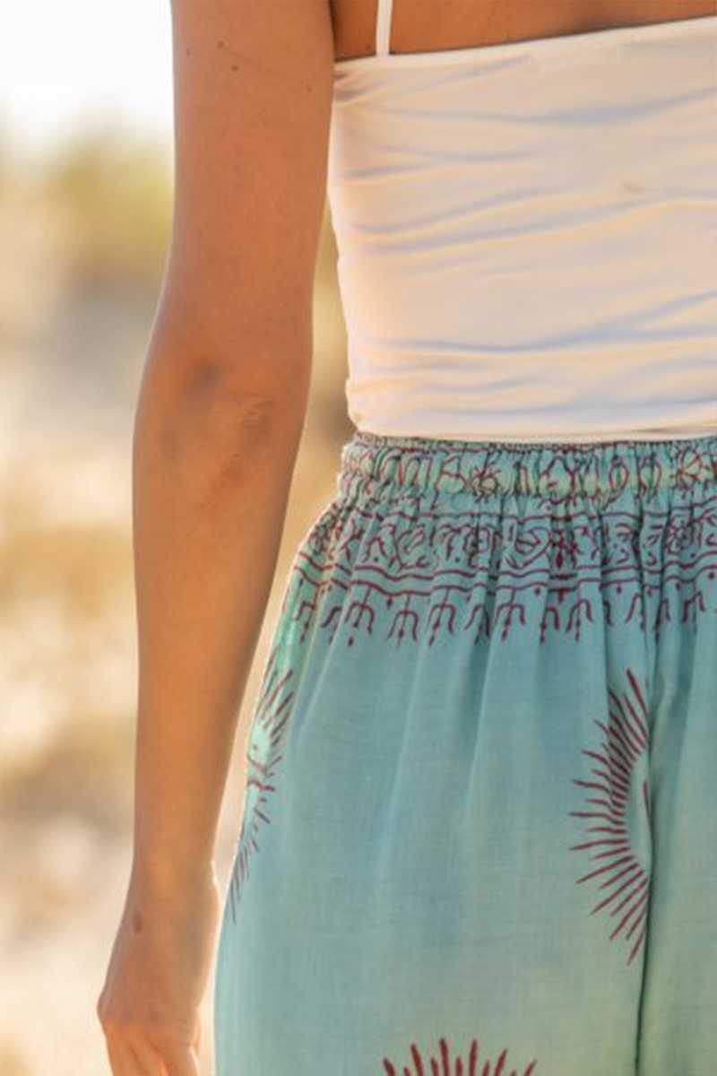 Tarifa Soul - Pantalon Chloe - Verde Agua - Faldas / Pantalones - TARIFA SOUL