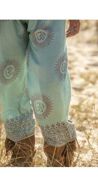 Tarifa Soul - Pantalon Chloe - Verde Agua - Faldas / Pantalones - TARIFA SOUL