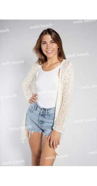 Melé Beach - Chaqueta Myloi White - Chaquetas / Jerséis - Melé beach