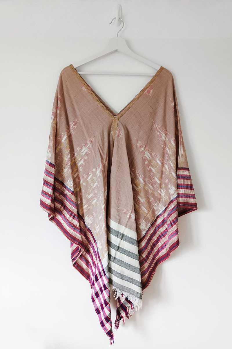 Tarifa Soul - Poncho Tulum - Beige - Túnicas / Ponchos / Caftanes - TARIFA SOUL