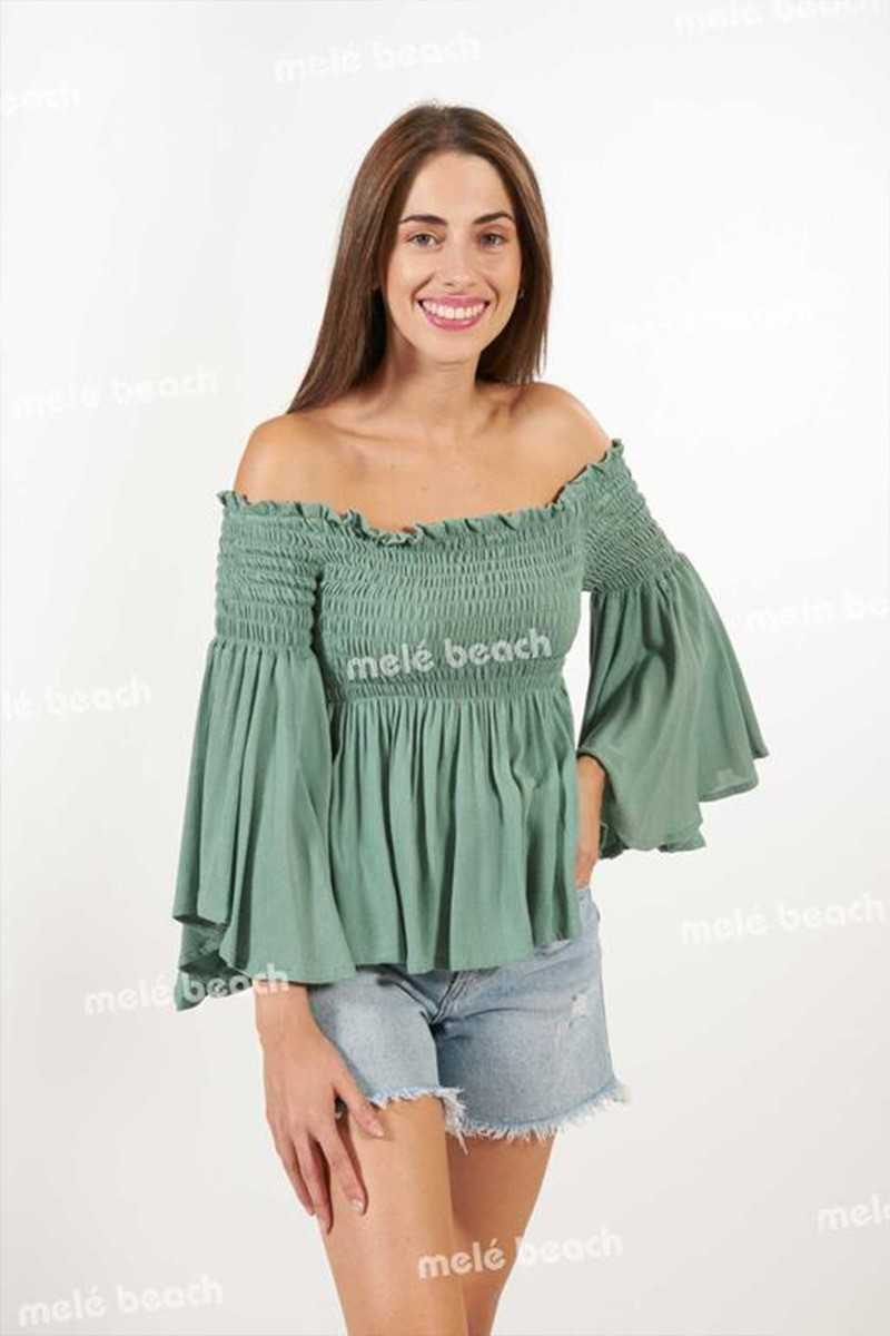 Melé Beach - Top Grana Ocean - Blusas / Camisas / Tops - Melé beach