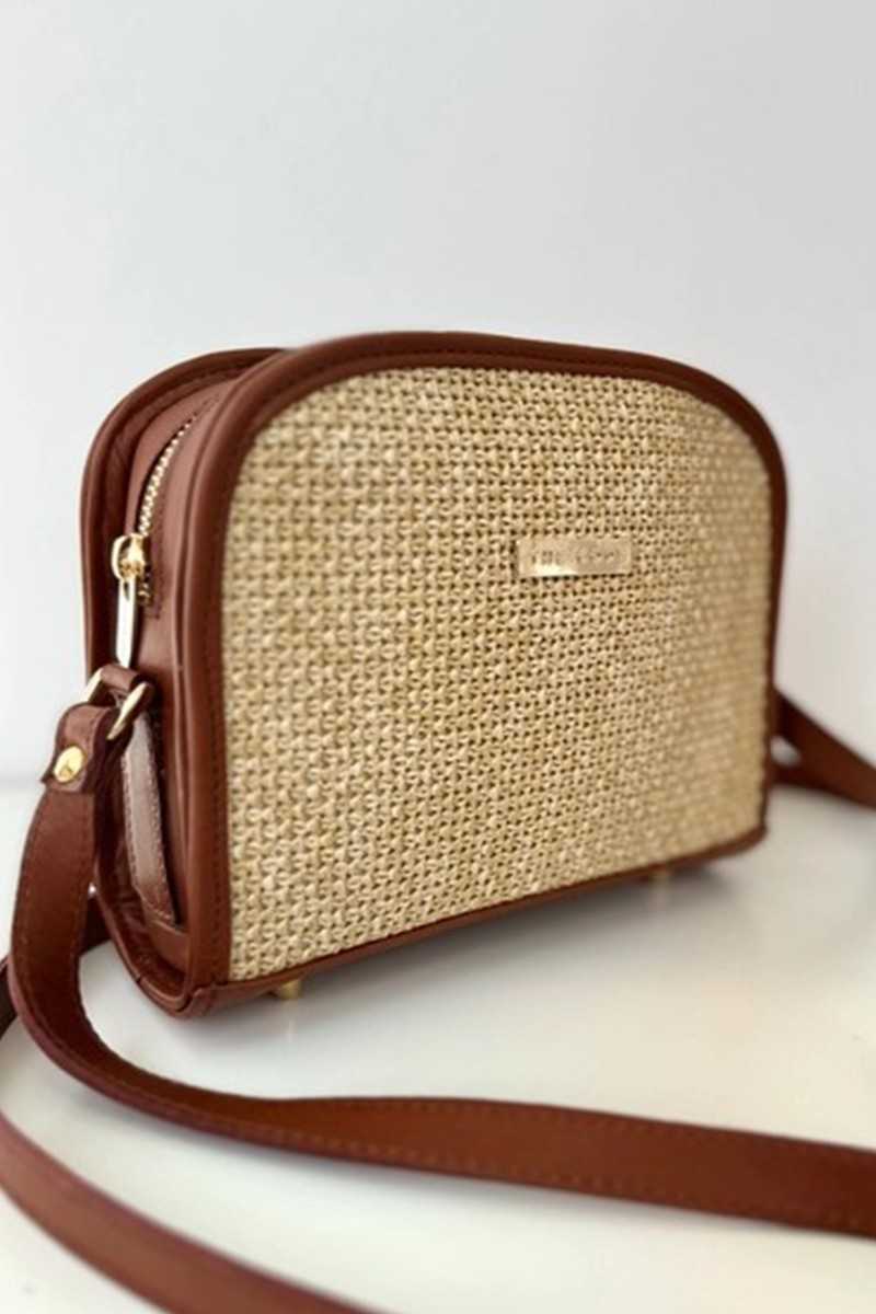 THE CODE - Casandra Nature Cuero y Beige - Bolsos - THE CODE