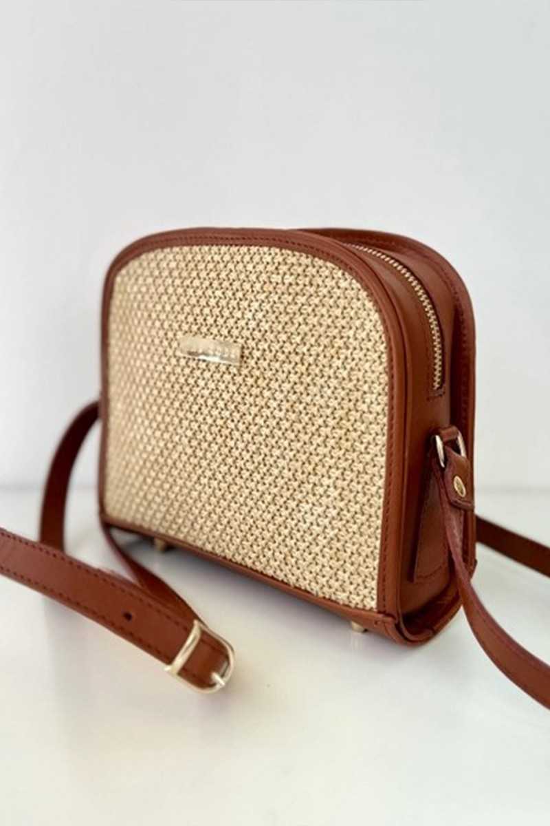 THE CODE - Casandra Nature Cuero y Beige - Bolsos - THE CODE