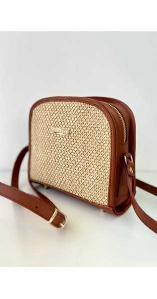 THE CODE - Casandra Nature Cuero y Beige - Bolsos - THE CODE