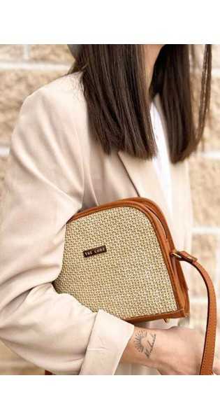 THE CODE - Casandra Nature Cuero y Beige - Bolsos - THE CODE