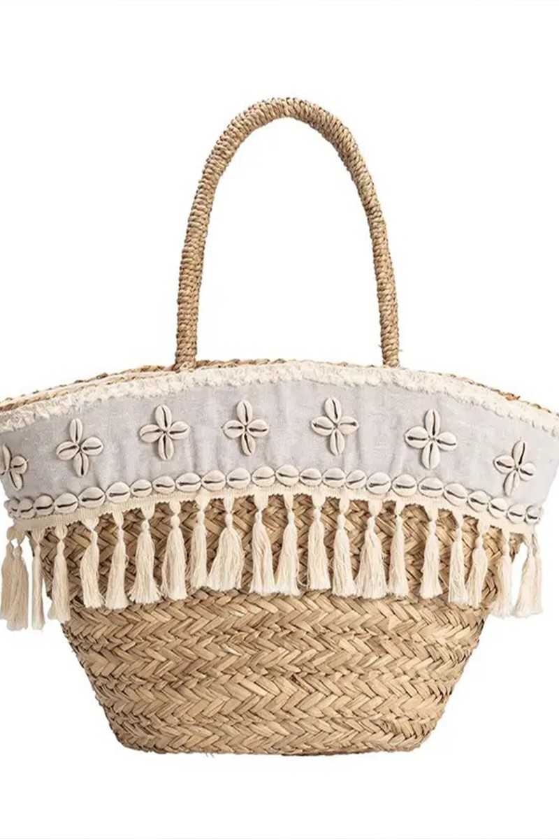 MELIE BIANCO - Bolso Arielle Sea Shell - Capazos - Melie Bianco