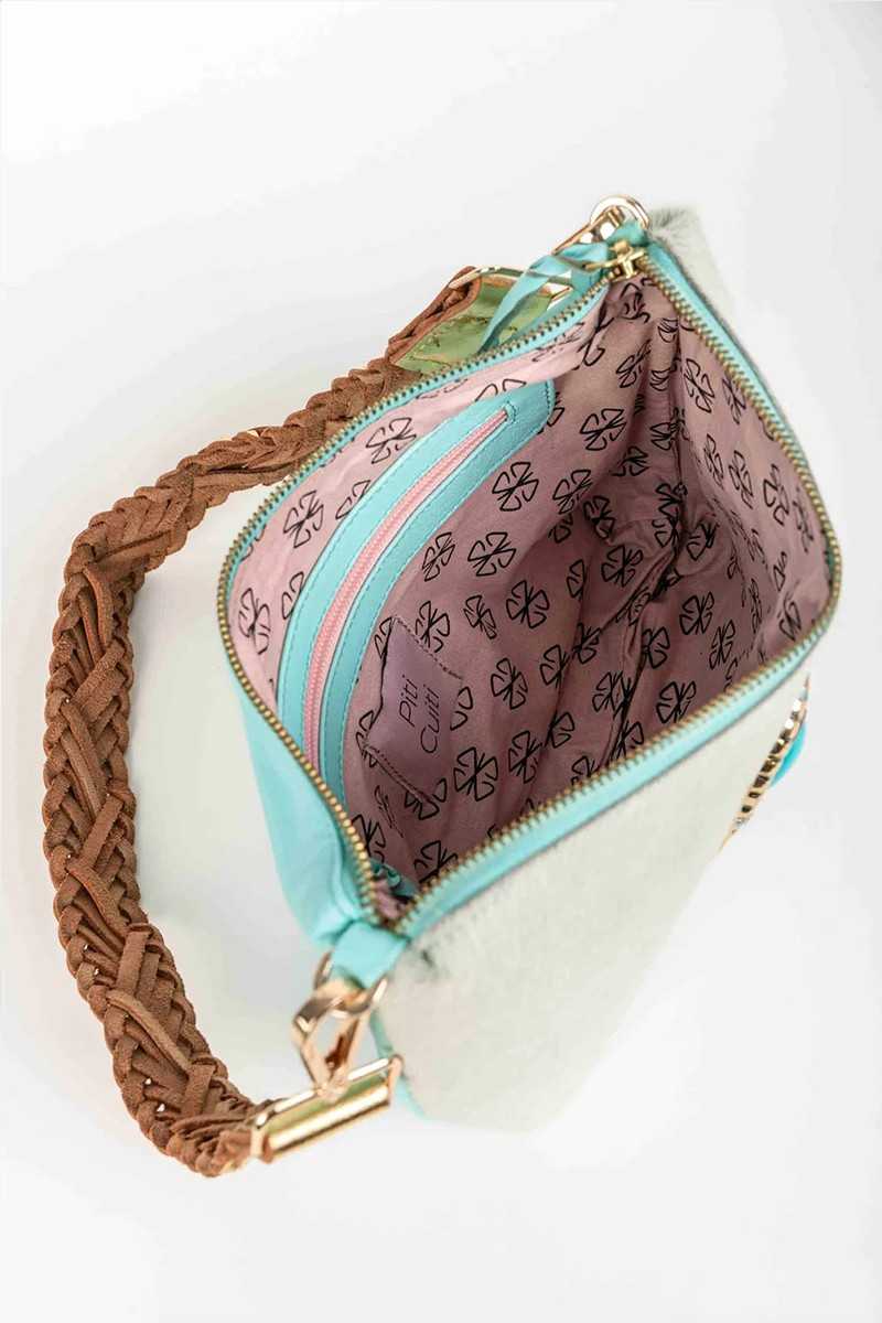 Piti Cuiti - Bolso Hobo Fiona Azul - Hobo - Piti Cuiti