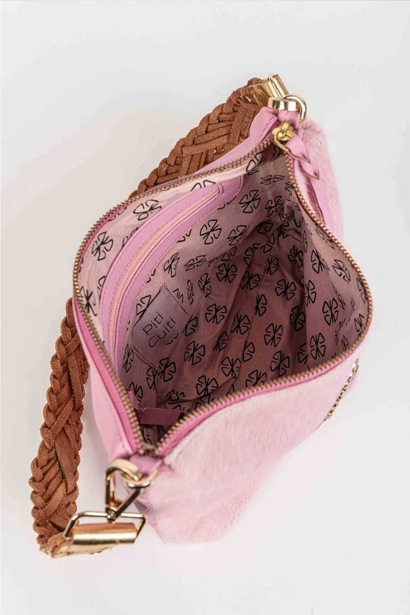 Piti Cuiti - Bolso Hobo Fiona Rosa - Hobo - Piti Cuiti