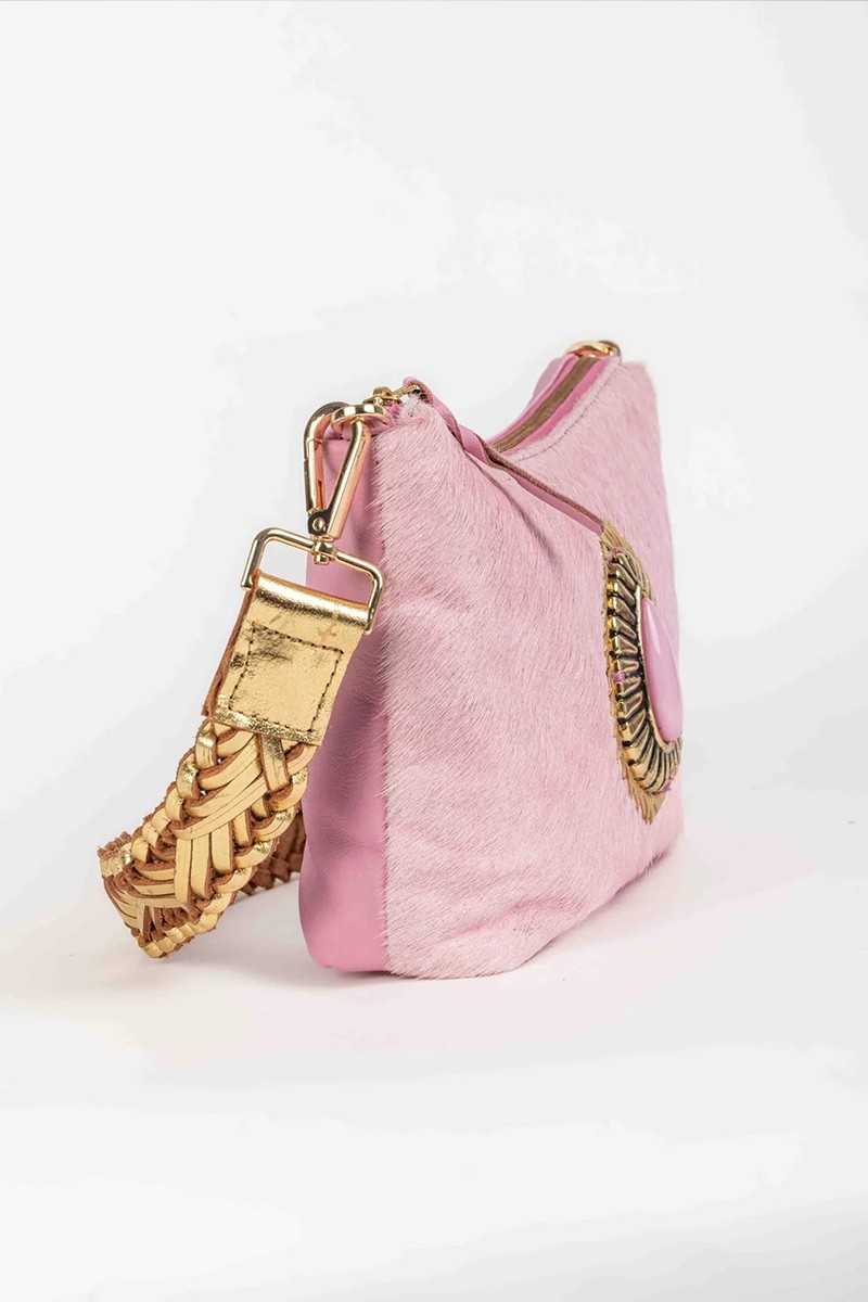 Piti Cuiti - Bolso Hobo Fiona Rosa - Hobo - Piti Cuiti