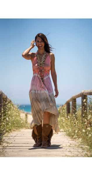 Tarifa Soul - Vestido Mallorca Coral - Vestidos / Monos - TARIFA SOUL