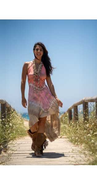 Tarifa Soul - Vestido Mallorca Coral - Vestidos / Monos - TARIFA SOUL