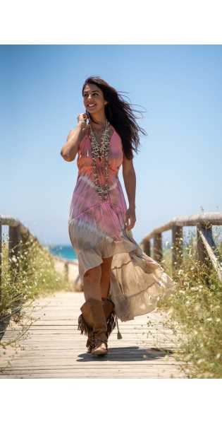 Tarifa Soul - Vestido Mallorca Coral - Vestidos / Monos - TARIFA SOUL