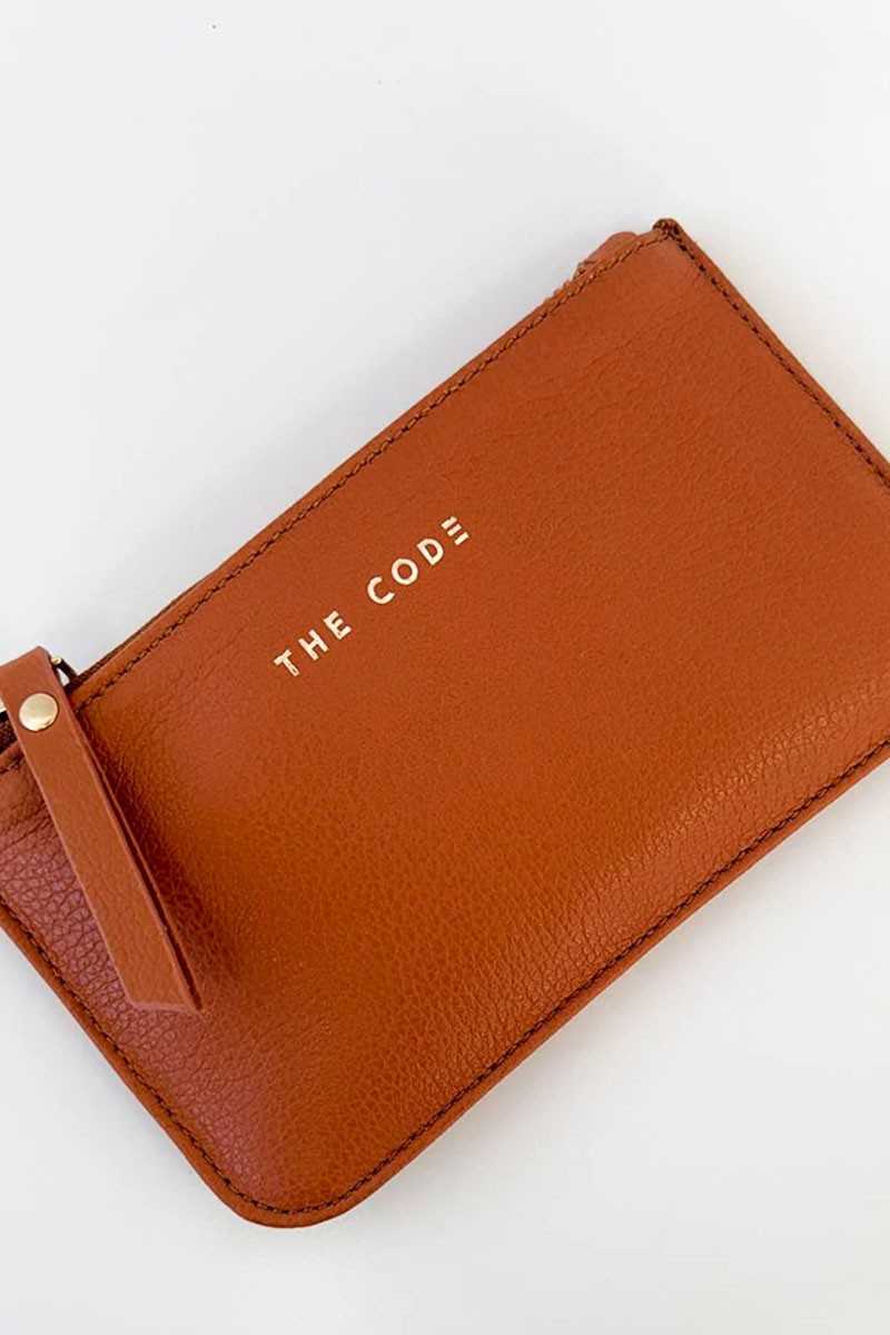 THE CODE - Monedero Sevilla camel liso - Monederos - THE CODE