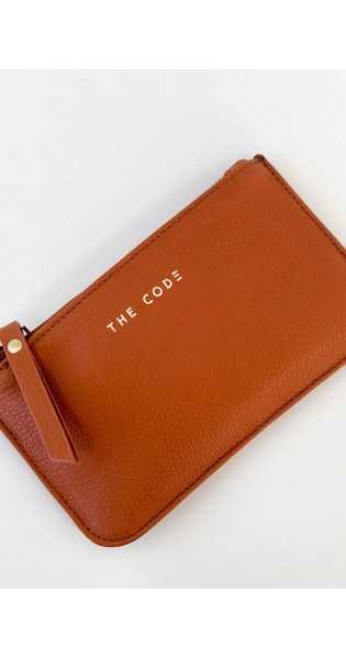 THE CODE - Monedero Sevilla camel liso - Monederos - THE CODE