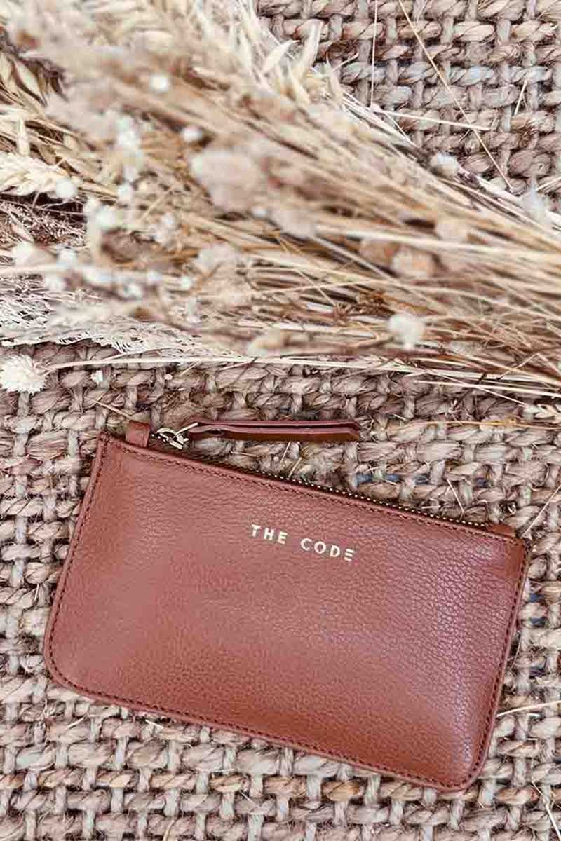 THE CODE - Monedero Sevilla camel liso - Monederos - THE CODE