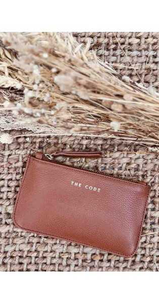 THE CODE - Monedero Sevilla camel liso - Monederos - THE CODE