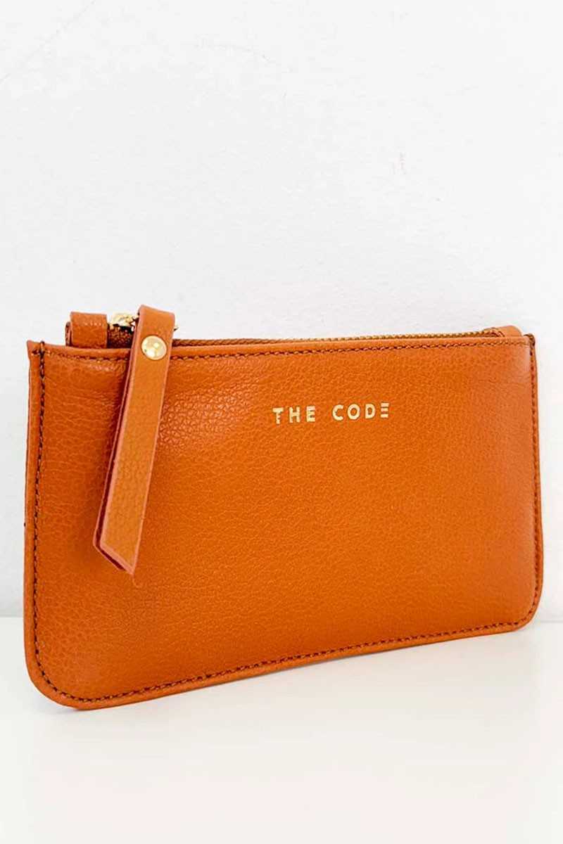 THE CODE - Monedero Sevilla camel liso - Monederos - THE CODE