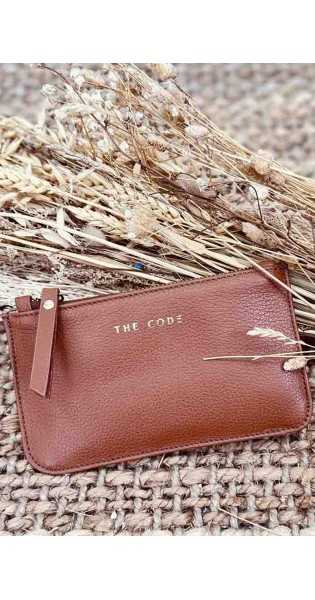 THE CODE - Monedero Sevilla camel liso - Monederos - THE CODE