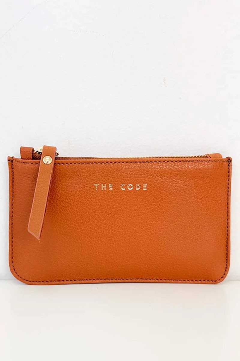 THE CODE - Monedero Sevilla camel liso - Monederos - THE CODE