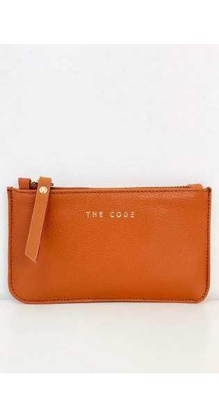 THE CODE - Monedero Sevilla camel liso - Monederos - THE CODE